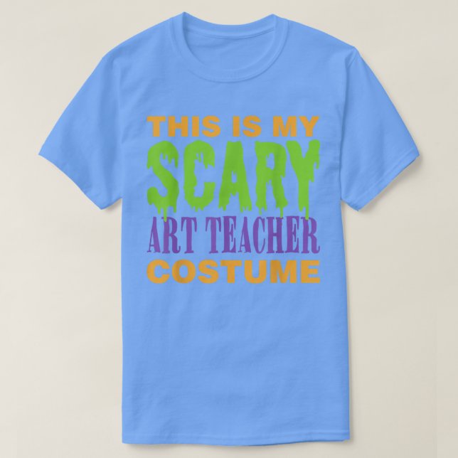 Camiseta Professor de Arte Assusta Figurino 332 (Frente do Design)