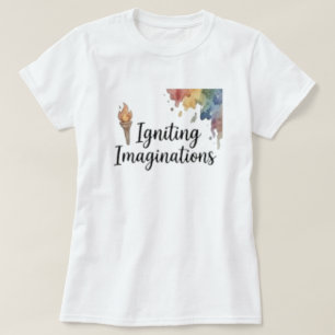 Camiseta Professor de Arte Criativa Ignitando Imaginações