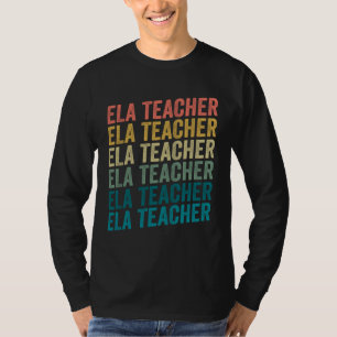 Camiseta Professor de Arte da Língua Inglesa Retro Vintage