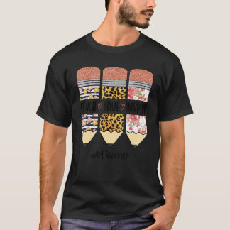 Camiseta Professor de Arte de Volta às Aulas Ensine Amor In