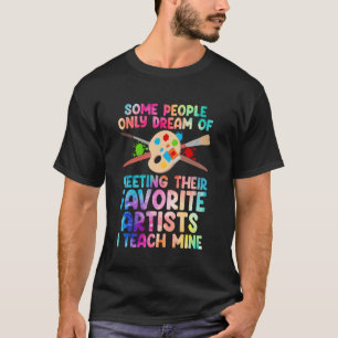 Camiseta Professor de Arte Design Para Homens Mulheres Apre