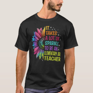 Camiseta Professor de Arte Elementar Sparkle