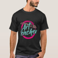Professor de Arte Fofa Pintada Classe de Arte Pinc
