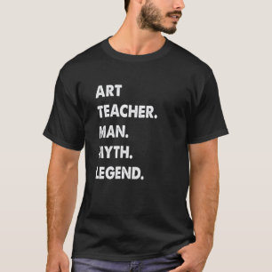 Camiseta Professor de Arte Homem Mito Lenda