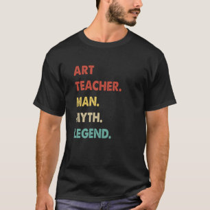 Camiseta Professor de Arte Homem Mito Lenda  1