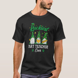 Camiseta Professor de Arte Mais Feliz de todas as Gnomias R