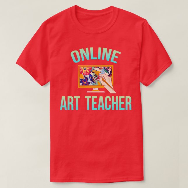Camiseta Professor de Arte Online (Frente do Design)