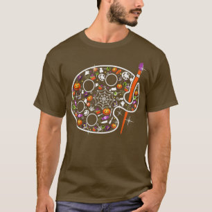 Camiseta Professor de Arte Pumpkin Spooky Professora de Art