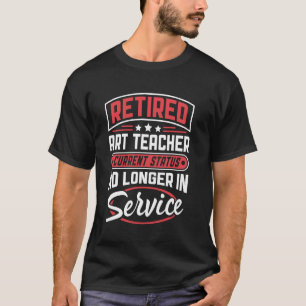Camiseta Professor De Arte Reformado Não Está Mais Em Servi
