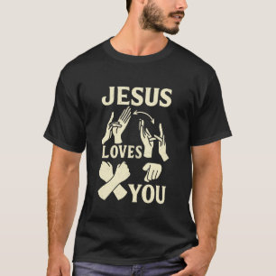 Camiseta Professor de ASL Língua de Sinais Americana Cristã