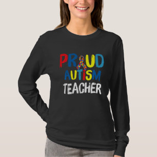 Camiseta Professor de Autismo Orgulhoso