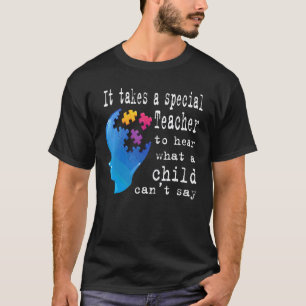 Camiseta Professor de Autismo Peça Criança Especial Feminin