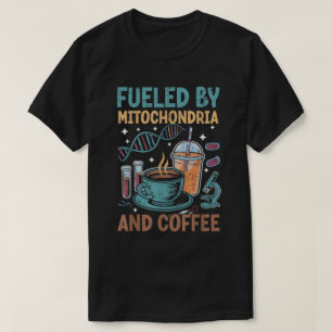 Camiseta Professor de Biologia Ciência Mitocôndria Café