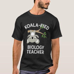Camiseta Professor de Biologia Gif Adoração de Coala Fofo O