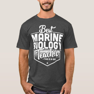 Camiseta Professor de Biologia Marinha Melhor