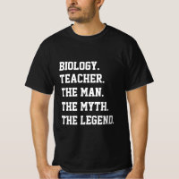 Professor de Biologia O Homem O Mito A Lenda