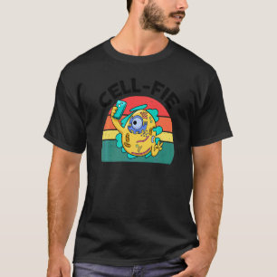 Camiseta Professor de Biologia Selfie de Célula Ciência Ner