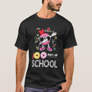 Camiseta Professor De Bolo De rosquinha Feliz 100 Dias De E