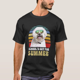 Camiseta Professor de Cachorro Maltês Escolas Fechadas Para