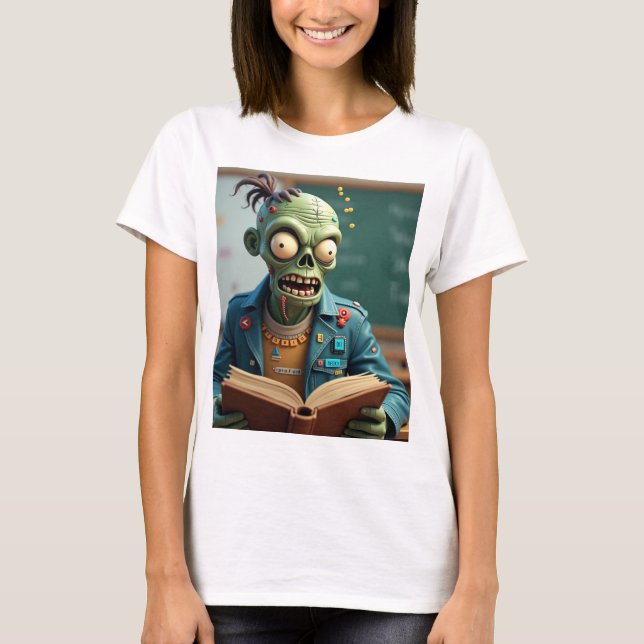 Camiseta Professor de Cálculo do Vampiro do Halloween - Mat (Frente)