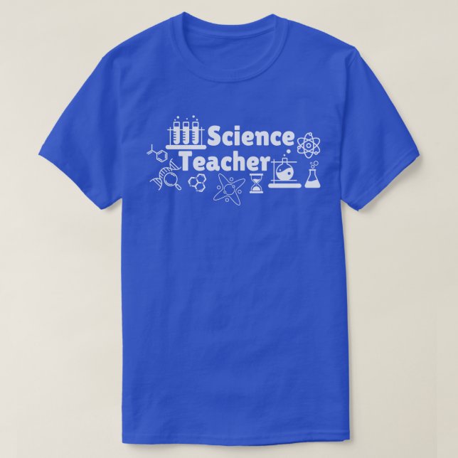 Camiseta Professor de Ciência 6 (Frente do Design)