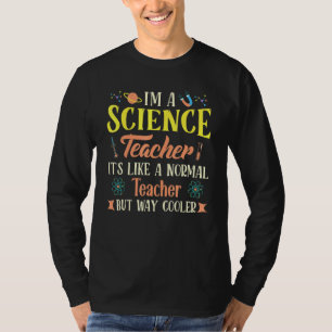 Camiseta Professor De Ciência Como Um Professor Normal Mas 