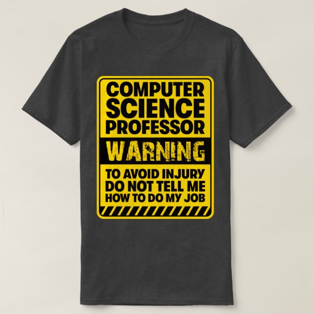 Camiseta Professor de Ciência da Computação2 (Frente do Design)