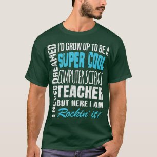 Camiseta Professor de Ciência da Computação Tshirt Engraçad