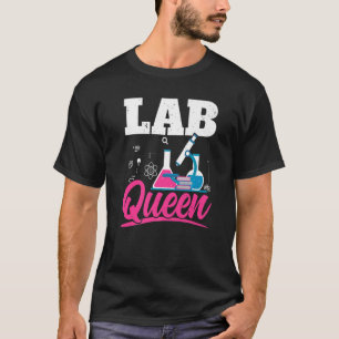 Camiseta Professor de Ciência da Rainha do Laboratório Majo