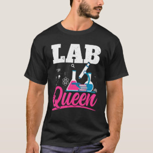 Camiseta Professor de Ciência da Rainha do Laboratório Majo