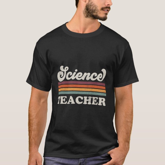 Camiseta Professor De Ciência De Volta À Escola (Frente)