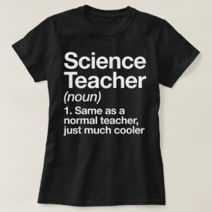 Camiseta Professor de Ciência Definição de Ensino de Volta