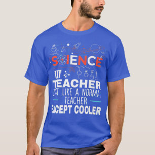 Camiseta Professor De Ciência Do Mens Tal Como Um Professor