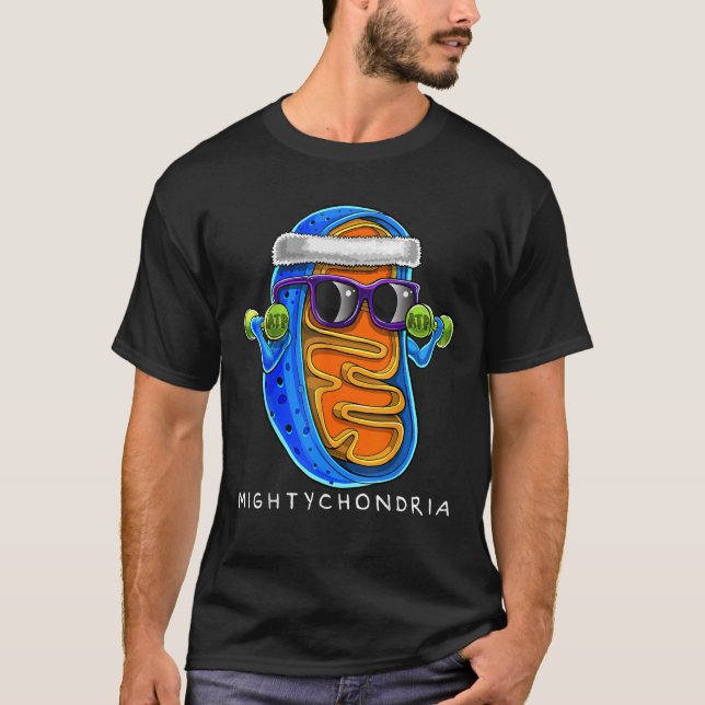 Camiseta Professor de Ciência em Biologia Celular Mightycho (Frente)