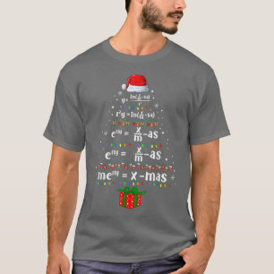 Camiseta Professor de Ciência em Geometria Feliz Natal