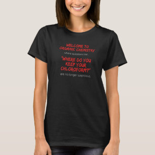 Camiseta Professor de Ciência em Química Orgânica