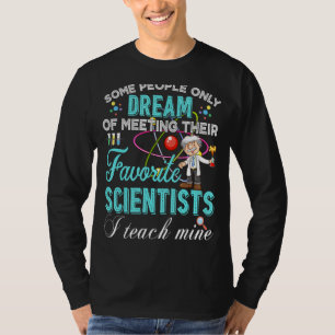 Camiseta Professor de Ciência Ensina Biologia Física de Quí