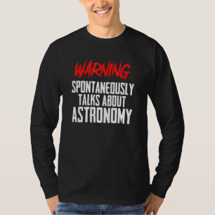 Camiseta Professor de Ciência Espaço Sic Astronomia de Avis