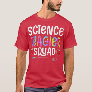 Camiseta Professor de Ciência Esquadrão Primeiro Dia da Esc