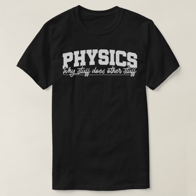 Camiseta Professor de Ciência Física 1 (Frente do Design)