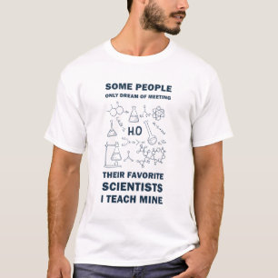 Camiseta Professor de Ciência, Física de Química de Biologi