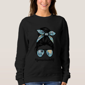 Camiseta Professor de Ciência Forense Messy Bun Life Hair H