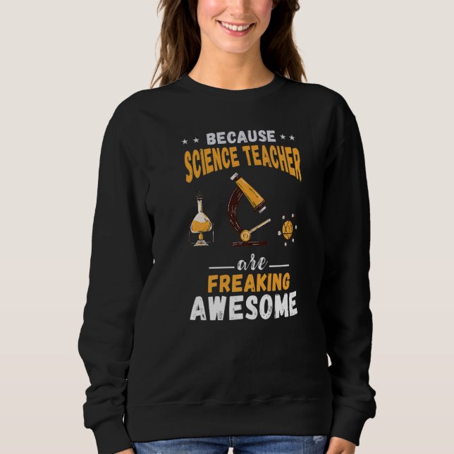 Camiseta Professor de Ciência Freaking Incrível Microscope  (Frente)