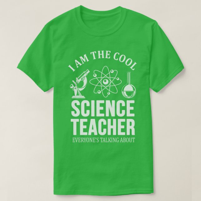 Camiseta Professor de Ciência legal (Frente do Design)