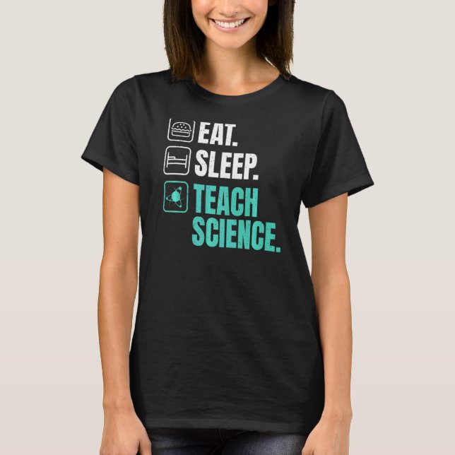 Camiseta Professor de Ciência no Sono (Frente)