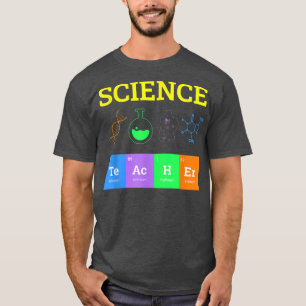 Camiseta Professor de Ciência Periodicamente Física de Quím