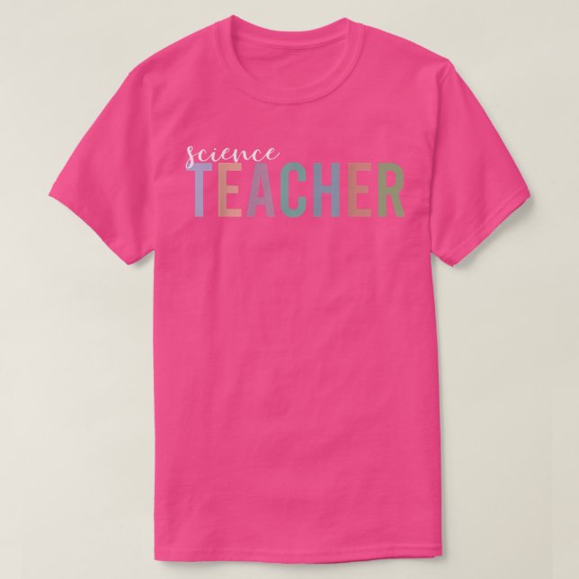 Camiseta Professor de Ciência presente de volta ao Ensino d (Frente do Design)
