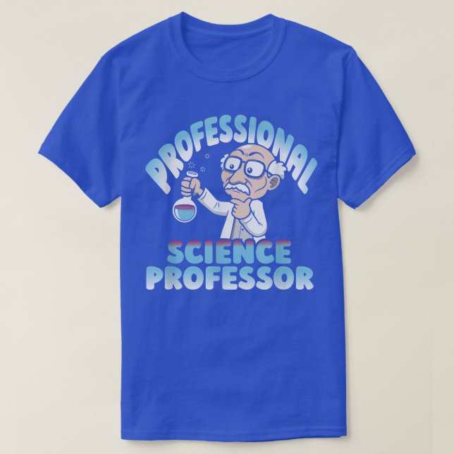 Camiseta Professor de Ciência Profissional - Ciência Cienti (Frente do Design)