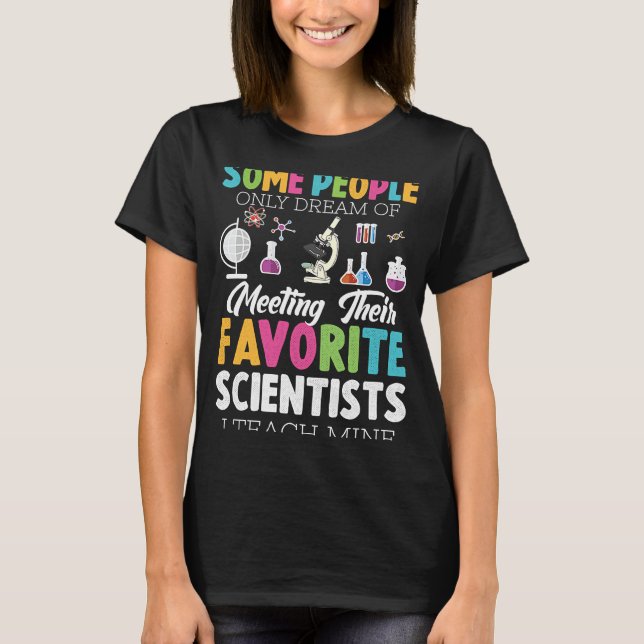 Camiseta Professor de Ciência Química de Ciências (Frente)
