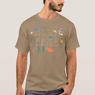 Camiseta Professor de Ciência Química Periódica de Mesas Bo